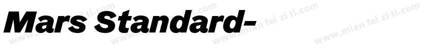Mars Standard字体转换